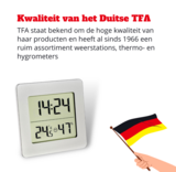 TFA Kjeld silver thermometer