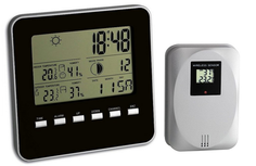 TFA Quadro zwart weerstation TFA Quadro zwart weerstation
