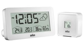 Braun BC13WP weerstation wit Braun BC13WP weerstation wit