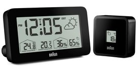 Braun BC13BP weerstation zwart Braun BC13BP weerstation zwart