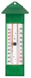 TFA Maxima Minima Green analoge thermometer