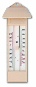 TFA Maxima Minima Beige analoge thermometer