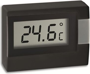 TFA Digi black thermometer