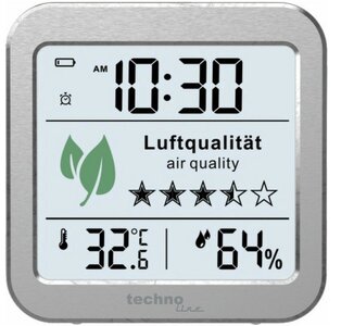 Technoline  TL-WL1020 luchtkwaliteitmeter  - zilver